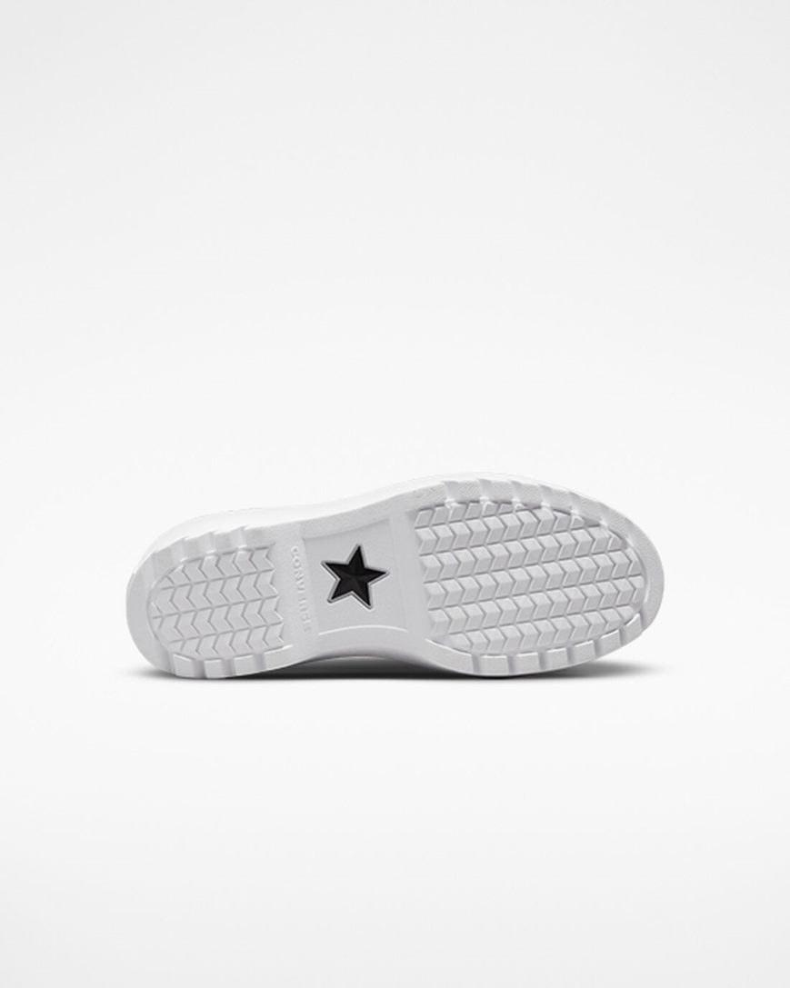 Topanky Na Platforme Converse Chuck Taylor All Star Lugged Lift Platene Vysoke Dievcenske Čierne Biele | SK OSHNA6